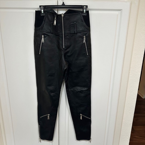 Divine Heritage Leather Pants Size XS - Picture 3 of 9
